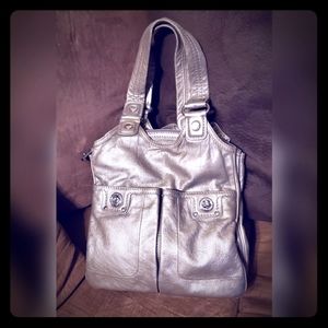 Gold leather Marc by Marc Jacobs shoulder bag